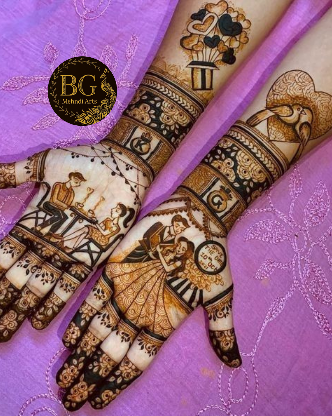 engagement mehndi artist in gurgaon